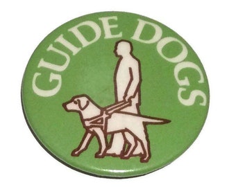 Vintage Guide Dogs Badges