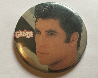 Vintage Grease John Travolta Badge