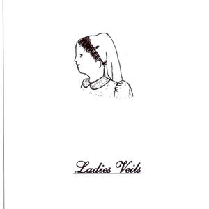 Ladies Head Covering / Veil Sewing Pattern by The King's Daughters 4011 Amish / Mennonite image 1