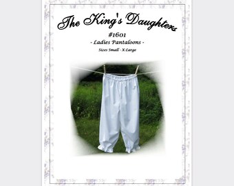 Pattern #1601 - Ladies Pantaloons / Bloomers - Sewing Pattern by The King's Daughters