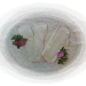 Hemp/Organic Cotton Day Pads - Wild Rose Cloth Menstrual Pads