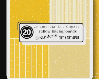 Listras e bolinhas amarelas suaves, padrão sem emendas, JPG, 30,5 x 30,5 cm, papel digital, diário, scrapbook, páginas, fundos para chá de bebê, download instantâneo