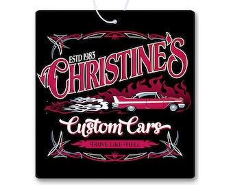 Christine&#39;s Custom Cars Horror Air Freshener