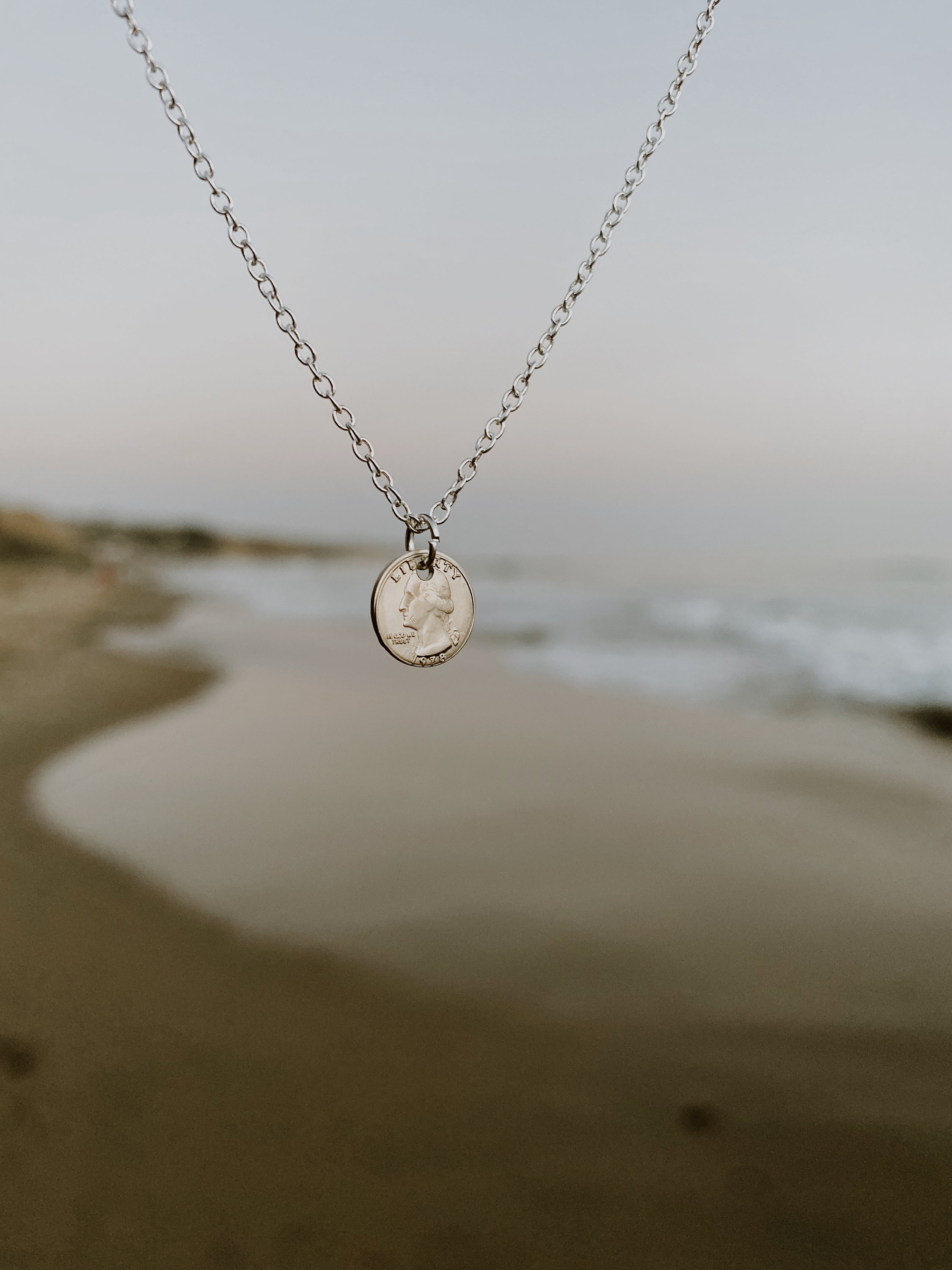 Mini Quarter Necklace - Etsy Mini Quarter Necklace - Etsy