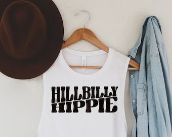 Hillbilly Hippie Tank Top: Country Music Western Boho