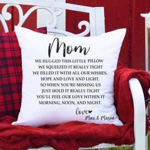 Personalized Hug Pillow: Gift for Grandma, Mimi, Mom