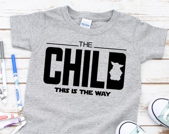 Camiseta para niños/Camiseta temática de The Mandalorian/Camiseta del Día del Padre de Star Wars/Regalo de Star Wars para mamá/Vida de mamá/Camiseta para madre/The Dadalorian