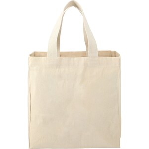 May include: A plain white canvas tote bag with two white fabric handles.