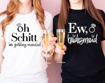 Bridesmaid Shirts| Schitt&#39;s Creek Theme Bachelorette Shirts| Wedding Party Shirts| Bachelorette Bride Shirts| Funny Bridal Party Shirts