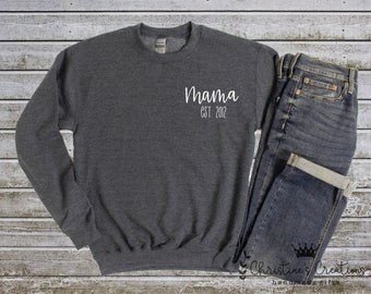 Mama Sweatshirt | Mama Crewneck | Women's Sweatshirt | Mother's Day Gift | Mama Fleece Sweatshirt | Gift for Mom | Mom Life
