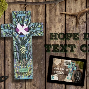 Dove Hope Cross, Wooden Wall Cross,Christian Wall Art,Christian Home Decore,  Hanging Cross, Home warming Gift,Wood Cross Wall Hanging