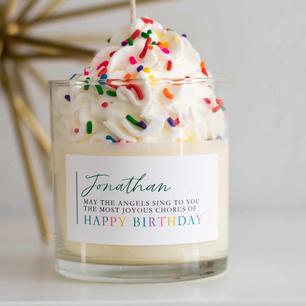 Shining Bright Birthday Candle | Sympathy Gift | Memorial Gift | In Loving Memory | Loss of a loved one | Remembrance | Memorial Candle