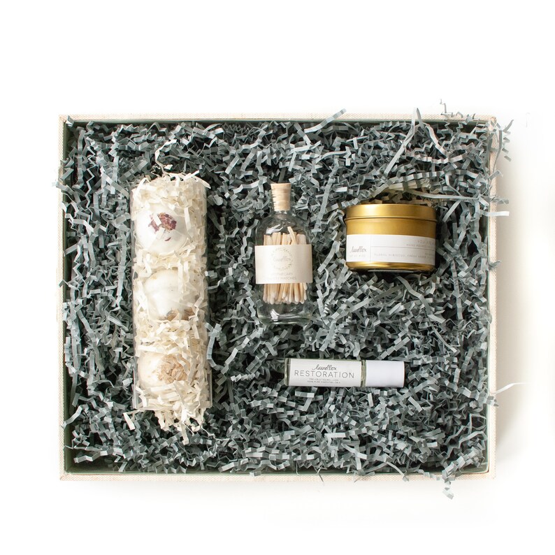 Aromatherapy Sympathy Gift Box For Family Member Loss Etsy