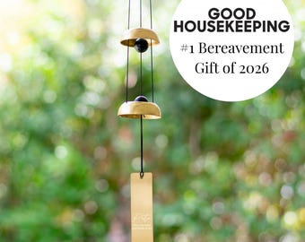 Custom Engraved Memorial Wind Chime: Garden Remembrance Gift