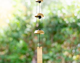 Custom Engraved Memorial Wind Chime: Garden Remembrance Gift