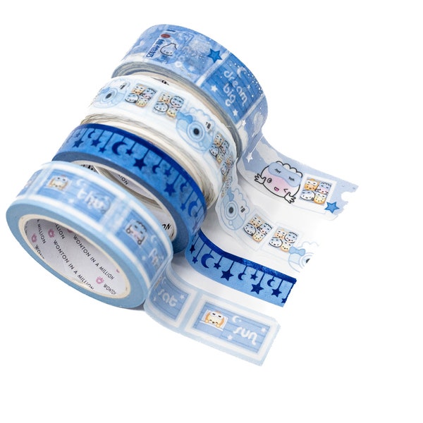 WW269 | Soy Milk Washi Collection (Set of 4) [Washi Tape, Decorative Tape, Washi] // W-WW269