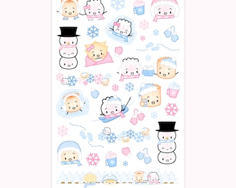 HS049 | Winter Bunderland Washi Aufkleber [Washi Tape, Washi Aufkleber, Washi Muster] // S-HS049