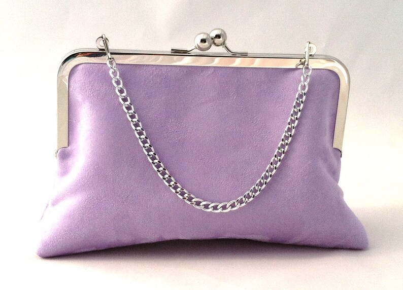 Lavender Suede Handbag Clutch Purse Lavender Suede Summer Etsy