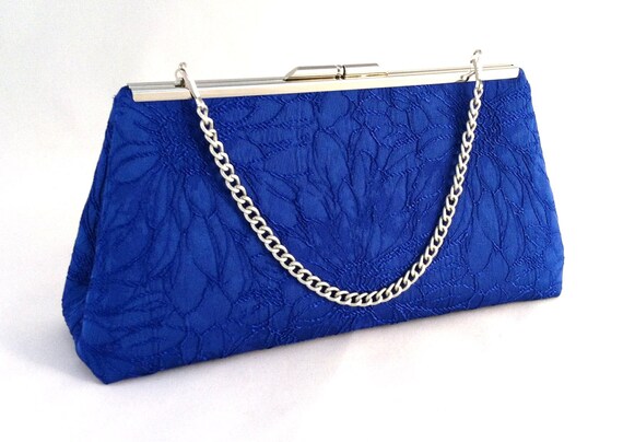 clutch bag royal blue