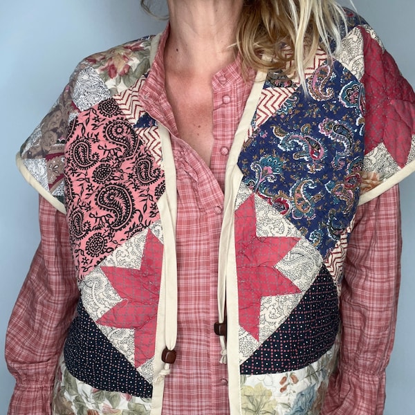 Gilet patchwork 28