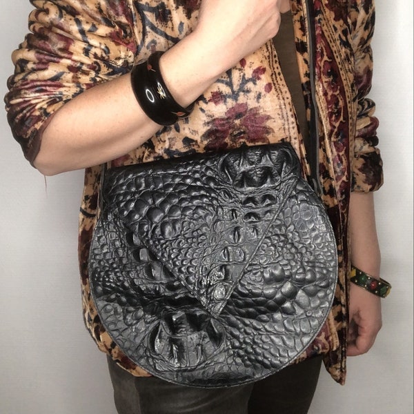 Sac en cuir vintage