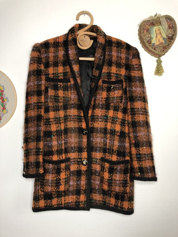 Veste en tweed vintage