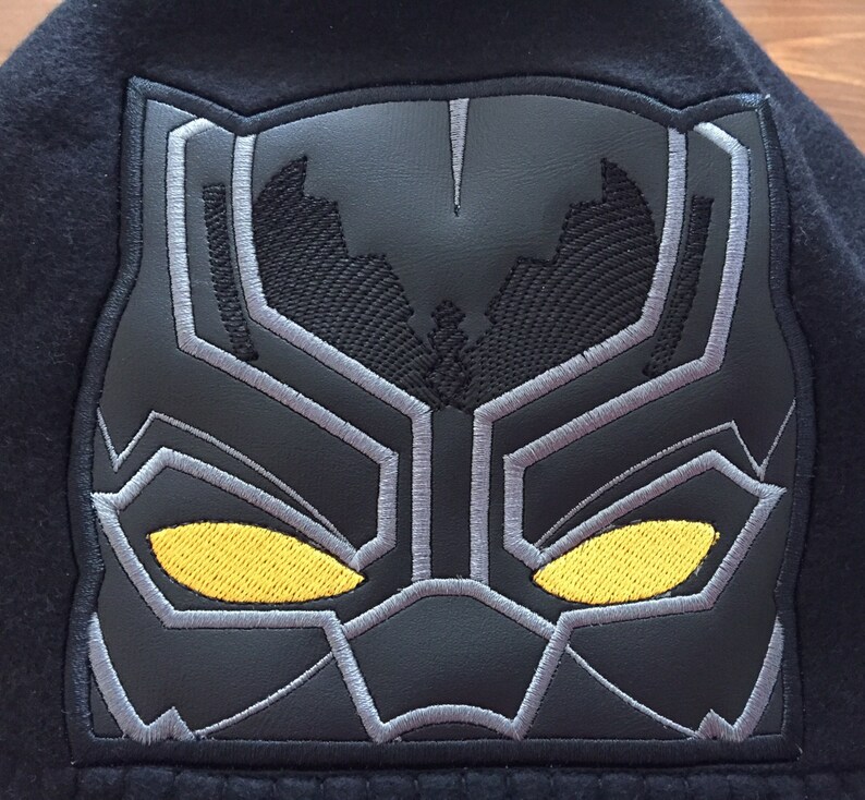 black panther hooded towel