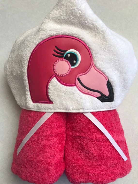 Flamingo hooded best sale towel