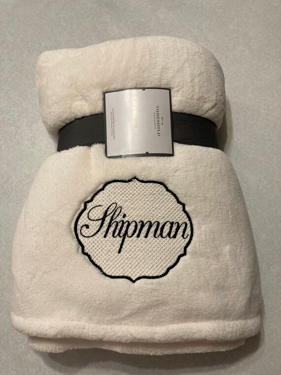 Plush Throw Blanket Personalized Throw Blanket Gift Etsy