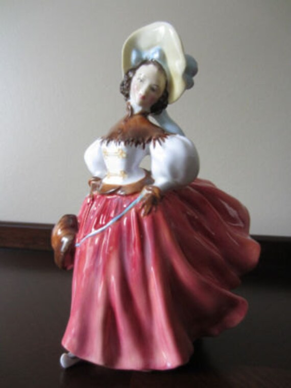 Royal Doulton Figurine the Skater Etsy Canada