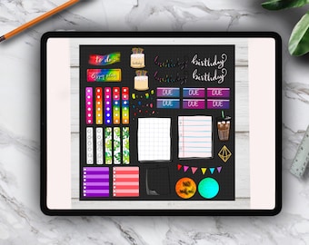 Digital planner stickers download (Teacher edition )