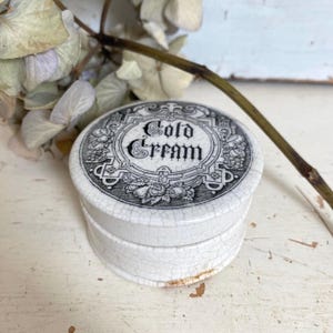 Ironstone Cold Cream - Etsy UK