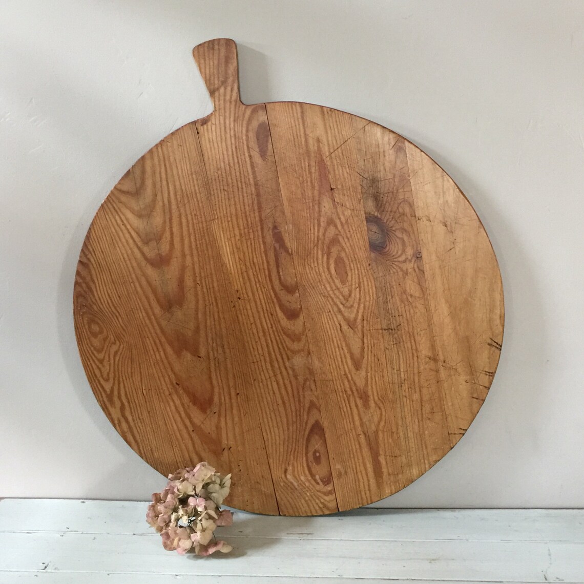 Huge 59cm Vintage Wooden Dough Board Pine Bread Board. Etsy