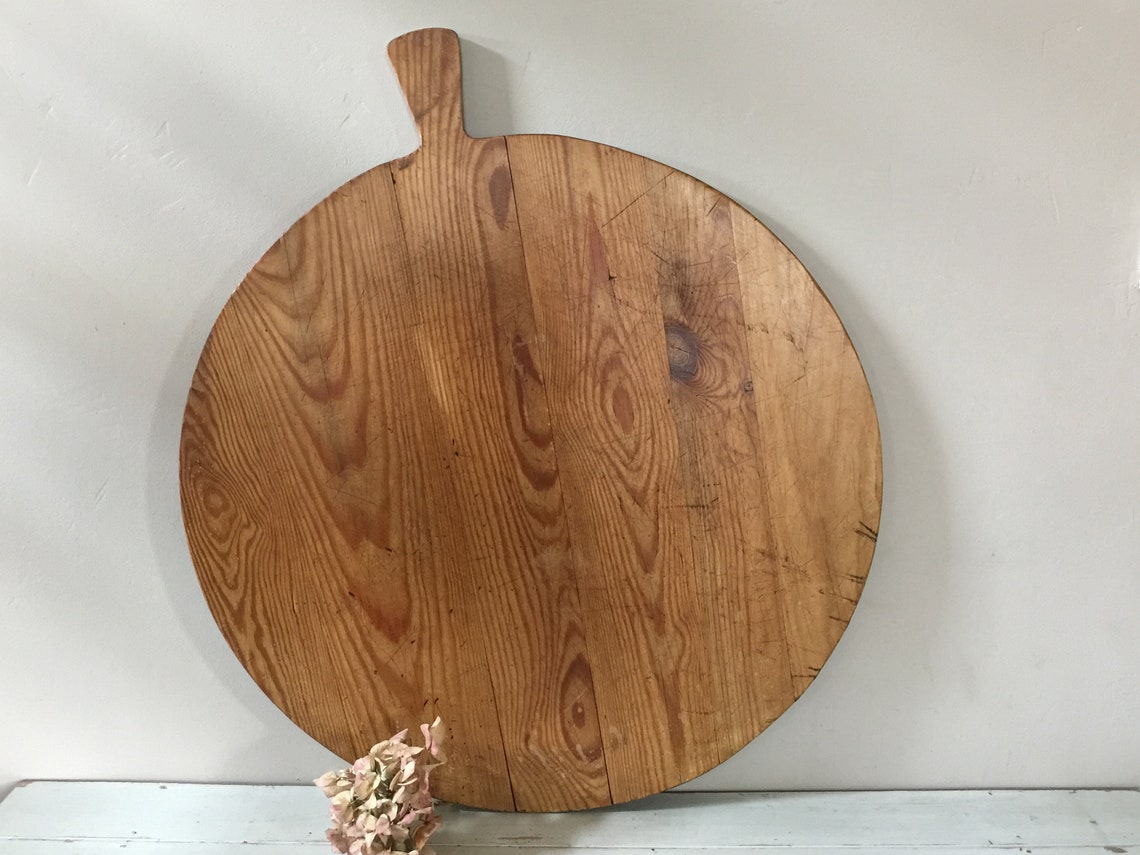 Huge 59cm Vintage Wooden Dough Board Pine Bread Board. Etsy