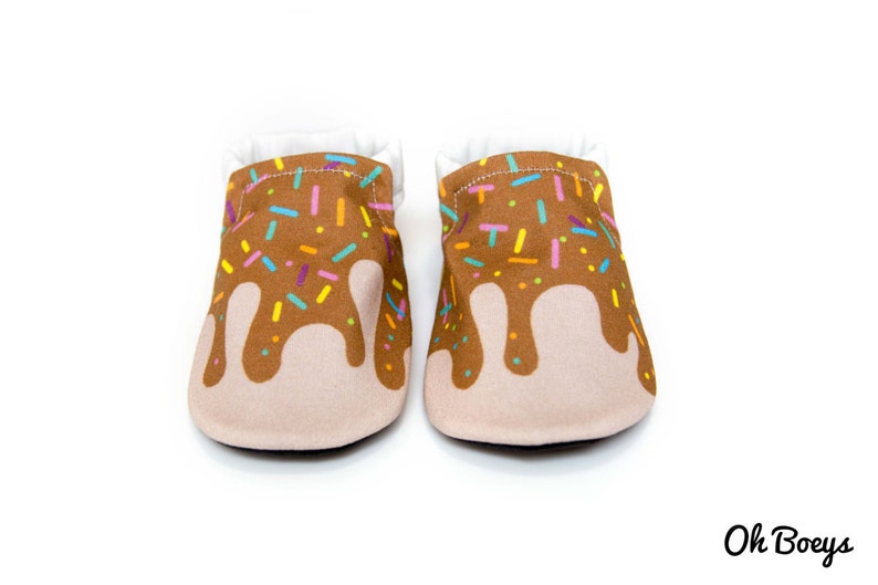Baby Soft Sole Shoe Chocolate Ice Cream Shoes Etsy