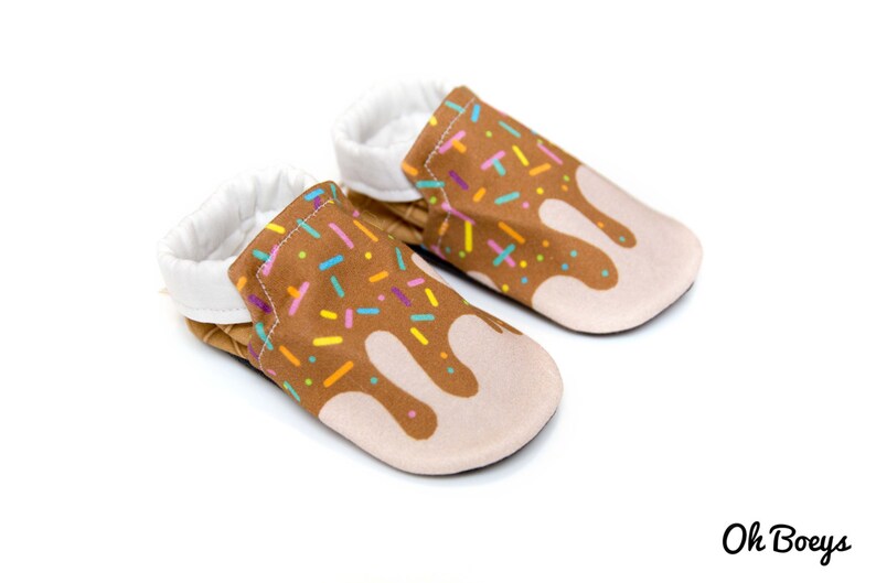 Baby Soft Sole Shoe Chocolate Ice Cream Shoes Etsy Baby Soft Sole Shoe Chocolate Ice Cream Shoes Etsy