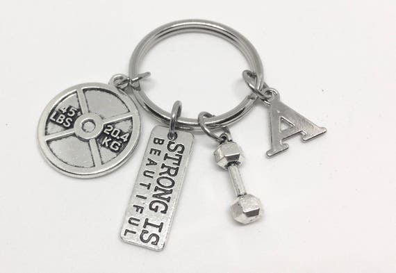 weightlifting keychain