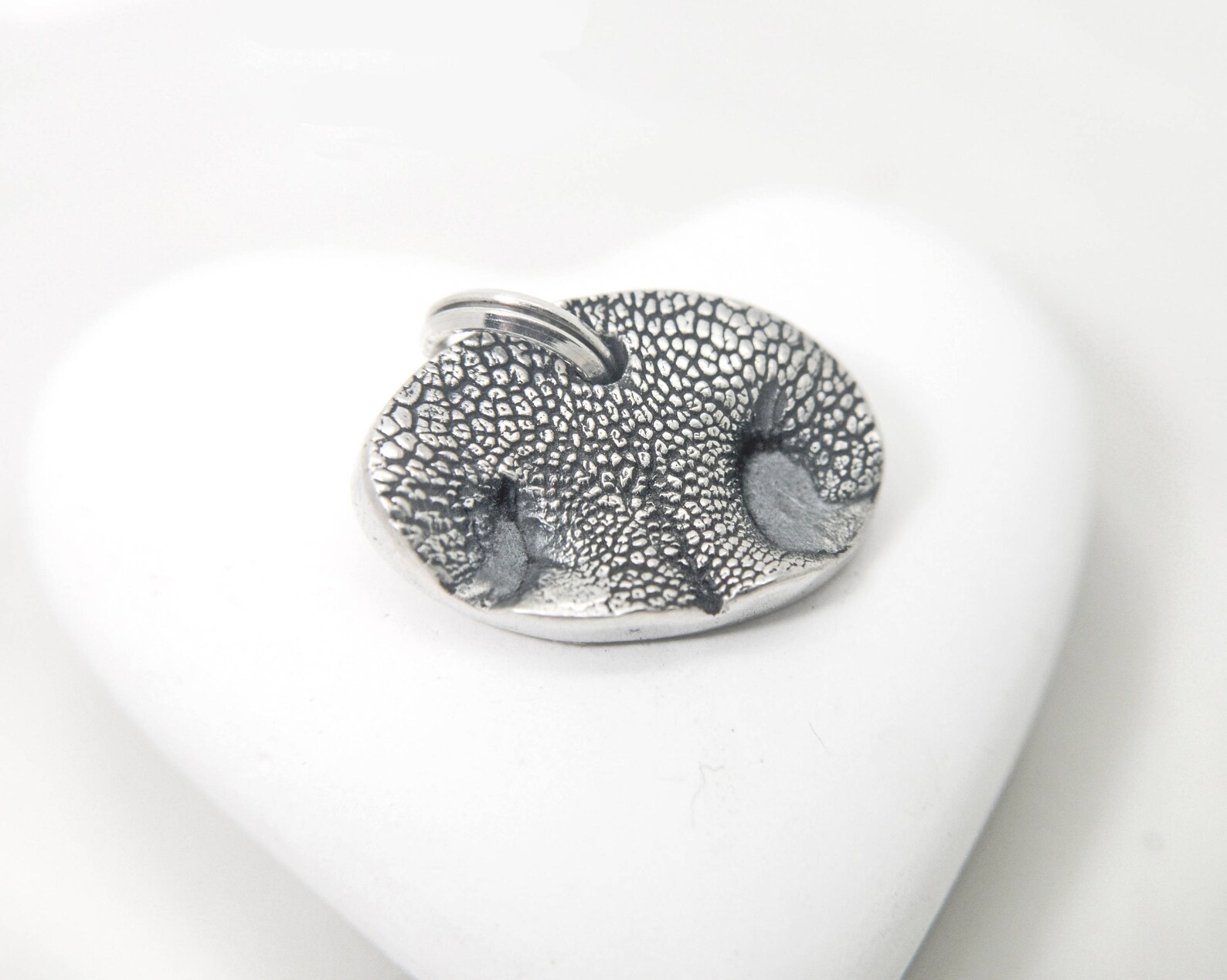 Dog Nose Imprint Silver Dog Nose Print Charm Pet Memorial Etsy