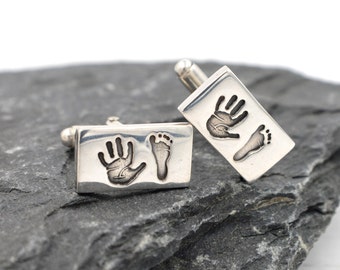 Personalised Cufflinks For Fathers Day Gift, Handmade Personalised Keepsake Gift