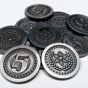 Atomic Silver Coins (set of 10)