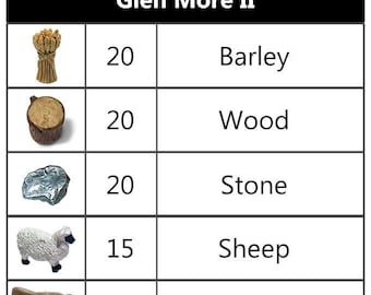 Glen More II™ compatible Deluxe Token Bundle (set of 90)