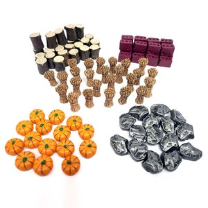 Agricola™ compatible Deluxe Resource Tokens (set of 105)