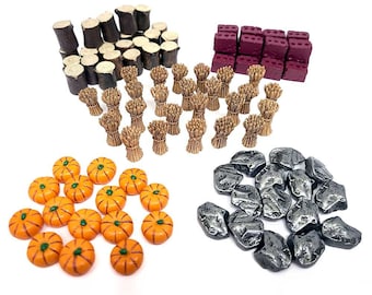 Agricola™ compatible Deluxe Resource Tokens (set of 105)