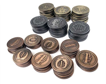 Brass™ compatible Metal Coin Bundle (set of 80)