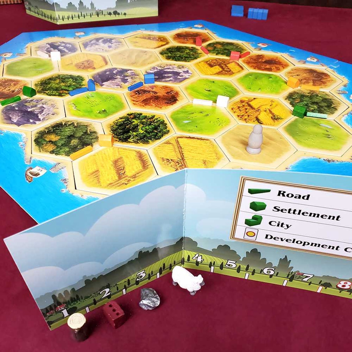 Catan™ Compatible Deluxe Resource Tokens Booster 5-6 Player - Etsy