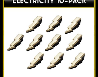 Electricity/Lightning Bolt (set of 10)