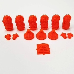 5th Player Tokens compatible with Tzolk&#39;in (set of 14)