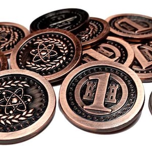 Atomic Copper Coins (set of 10)