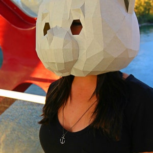 Teddy Bear Paper Mask image 3