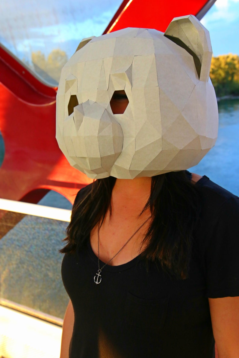 Teddy Bear Paper Mask image 3